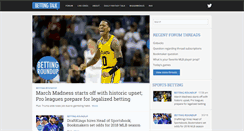 Desktop Screenshot of bettingtalk.com