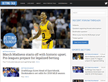 Tablet Screenshot of bettingtalk.com